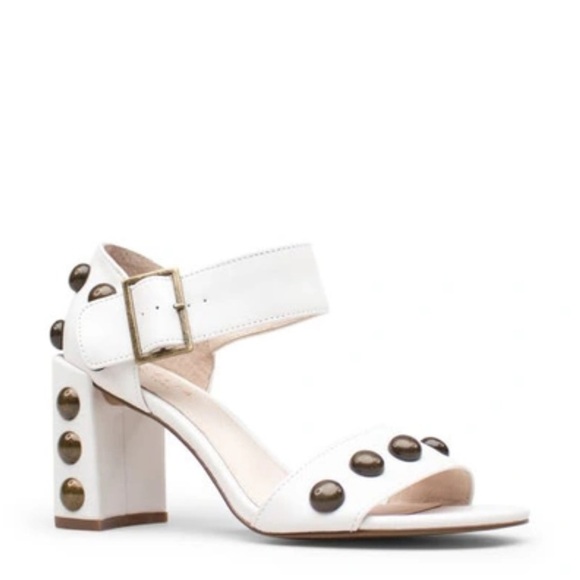 Cecelia NEW Gail Stud Sandals Alabaster Size 8.5 - Picture 1 of 8